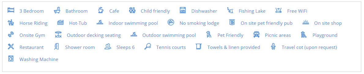 Amenities for a comfortable stay