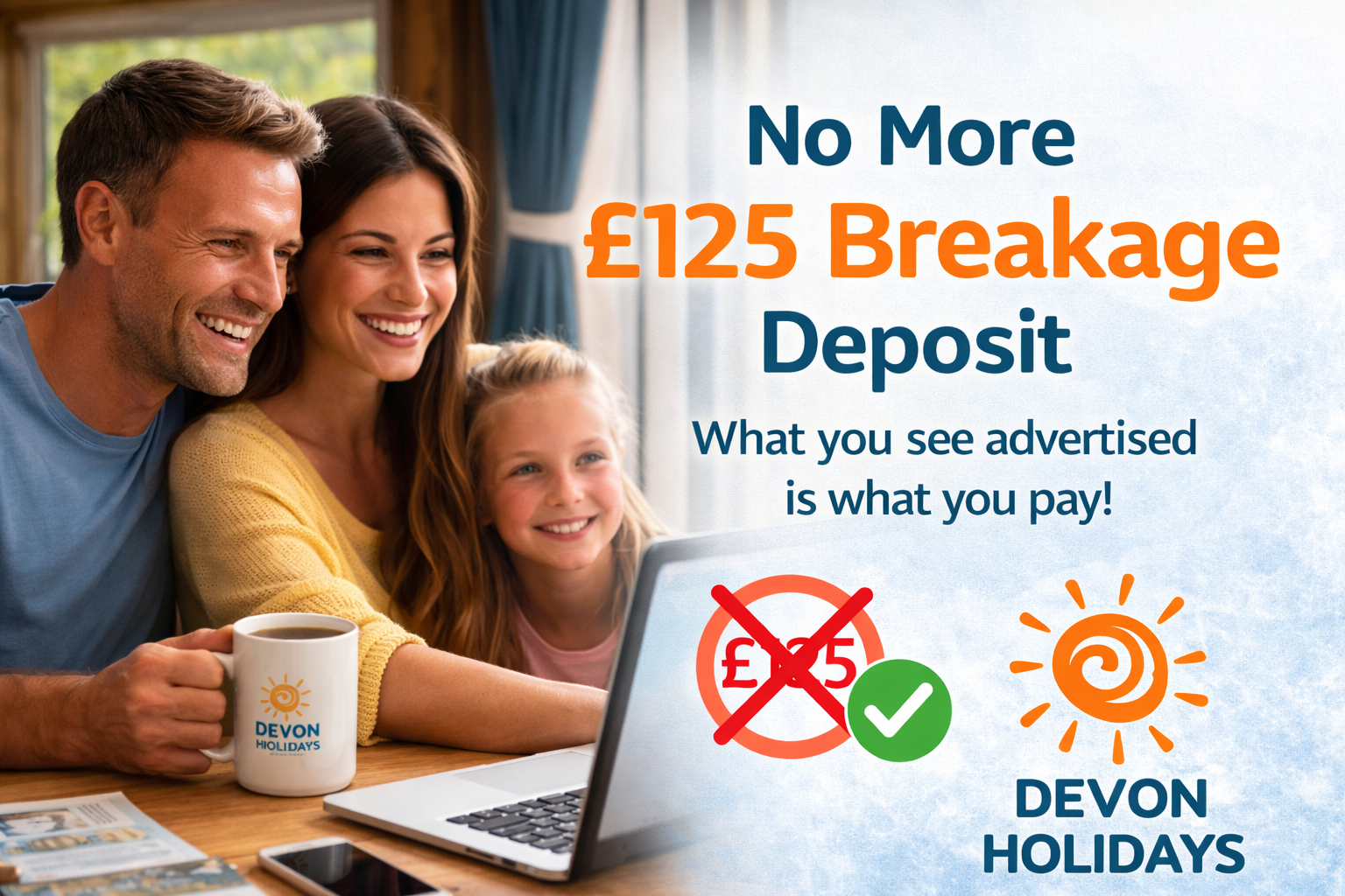 Devon Holidays breakage deposit removal
